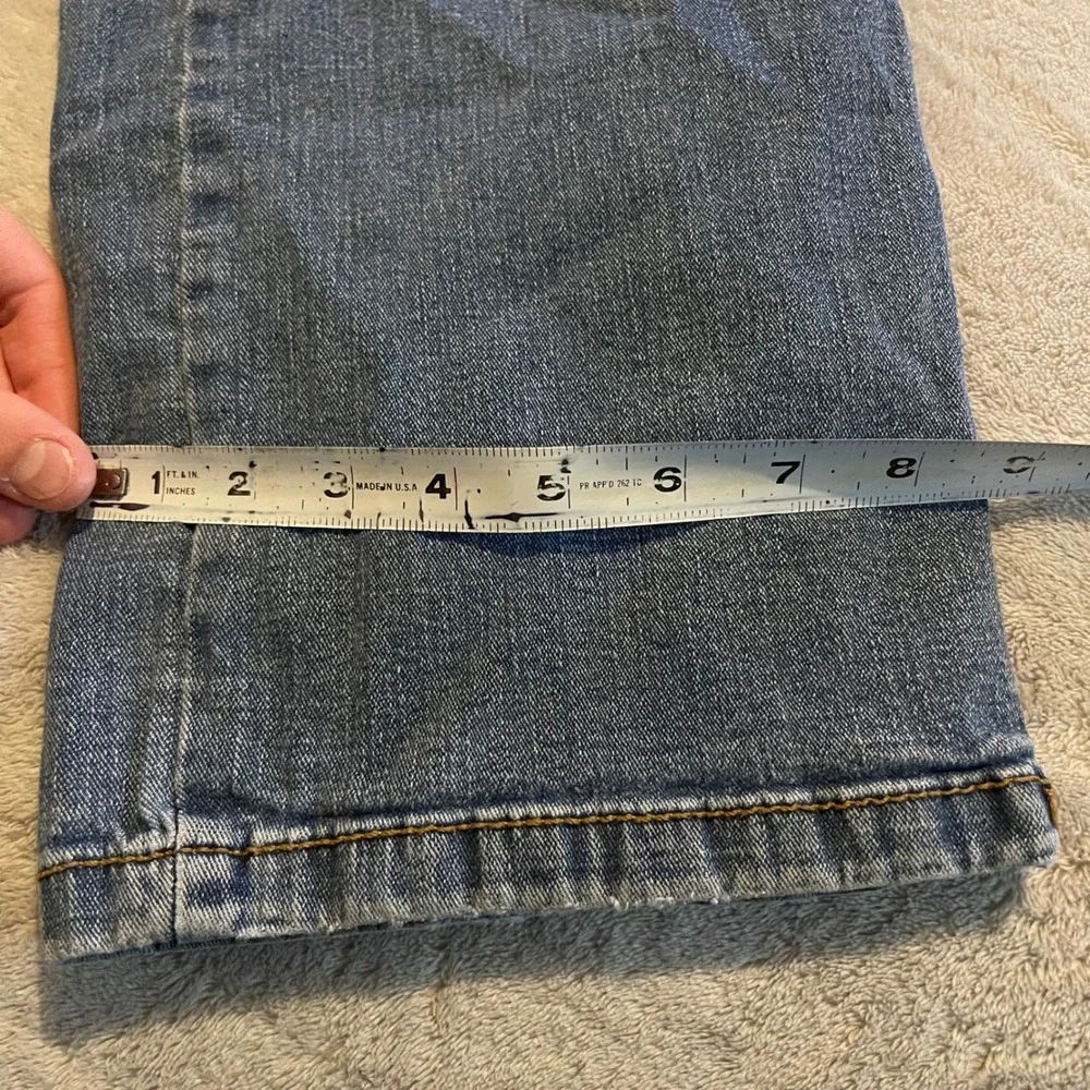 Urban Star Jeans Mens 36x32 Blue Straight Leg Stretch Denim Pants Mid Rise
